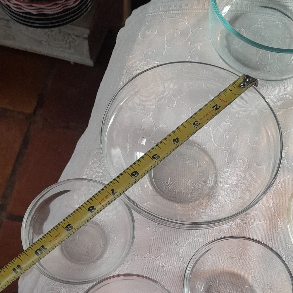 Pyrex Clear Glass Bowl Set 18 Piece - Picture 2 of 9